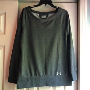 Under Armour Grey Loosefit Crewneck Sweatshirt